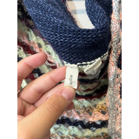Anthropologie Kearny Crocheted Cardigan by Moth Boho Womens Sweater Size XS - Picture 3 of 10